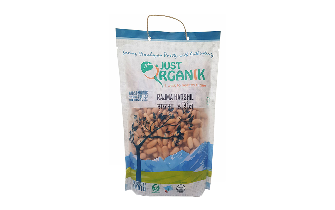 Just Organik Rajma Harshil   Pack  500 grams
